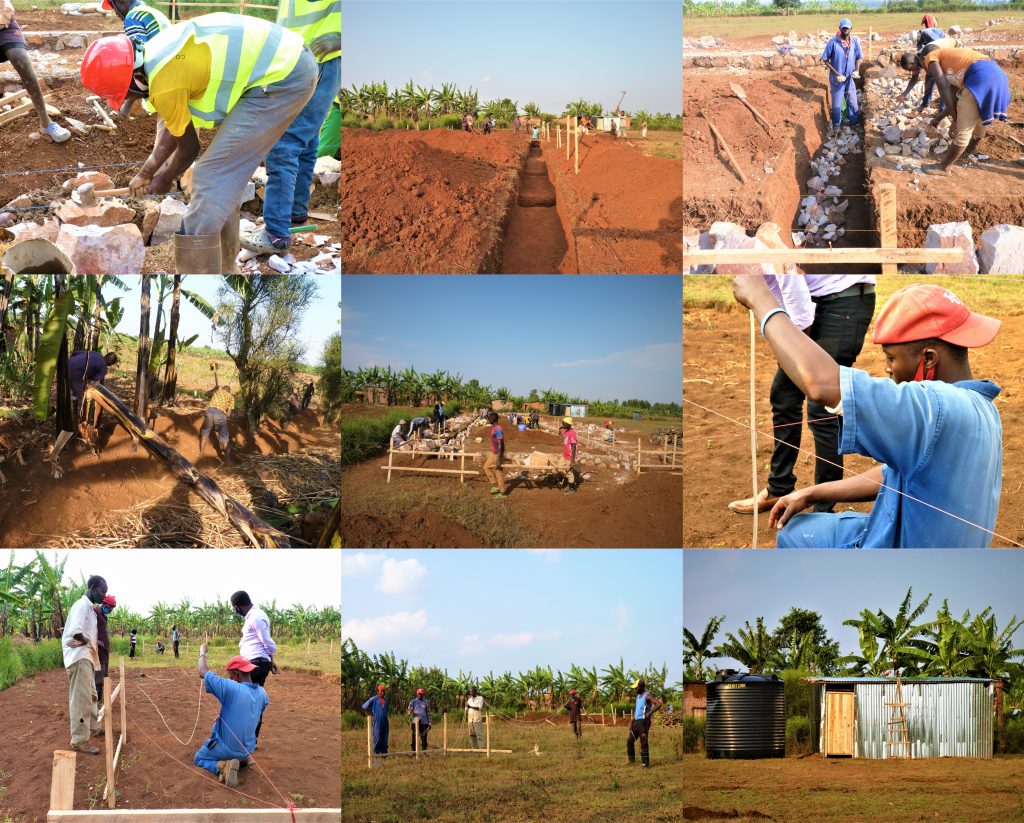 primeros pasos de la contrucción